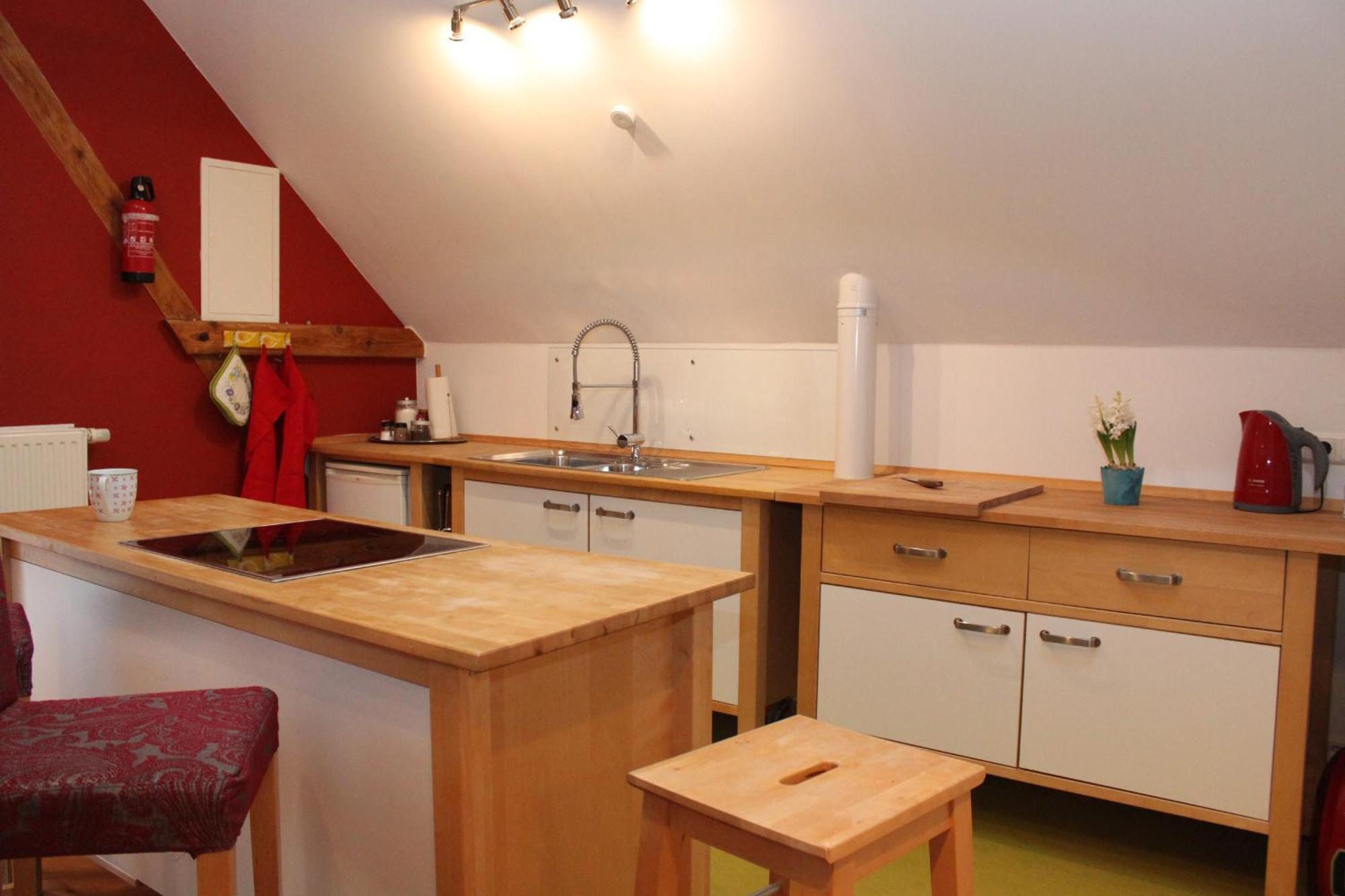 Ferienwohnung Auf Der Ruebenburg Barnsen Exterior foto